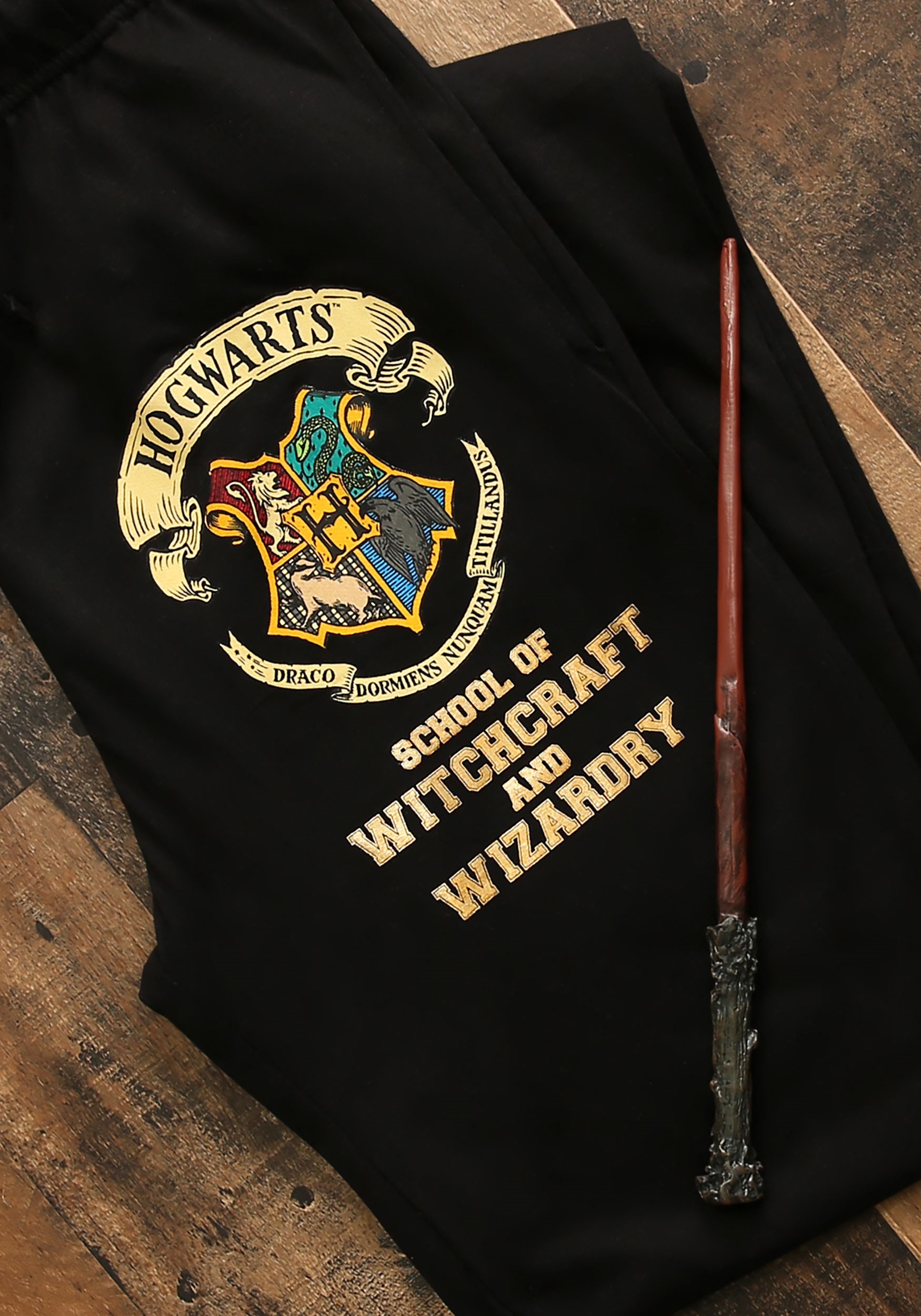 Hogwarts Crest Black Harry Potter Lounge Pants