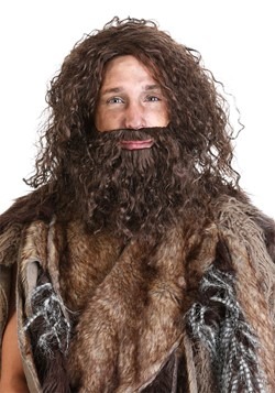 Prehistoric Caveman Beard and Wig