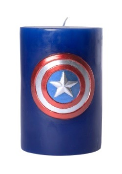 Captain America Sculpted Insignia Candle