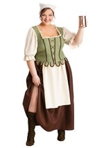 Womens Plus Size Medieval Pub Wench Costume