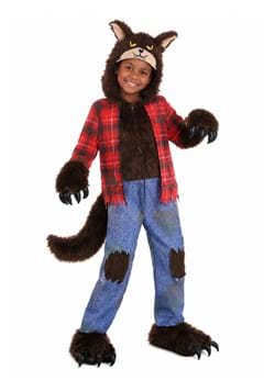 Brown Werewolf Costume for Children upd