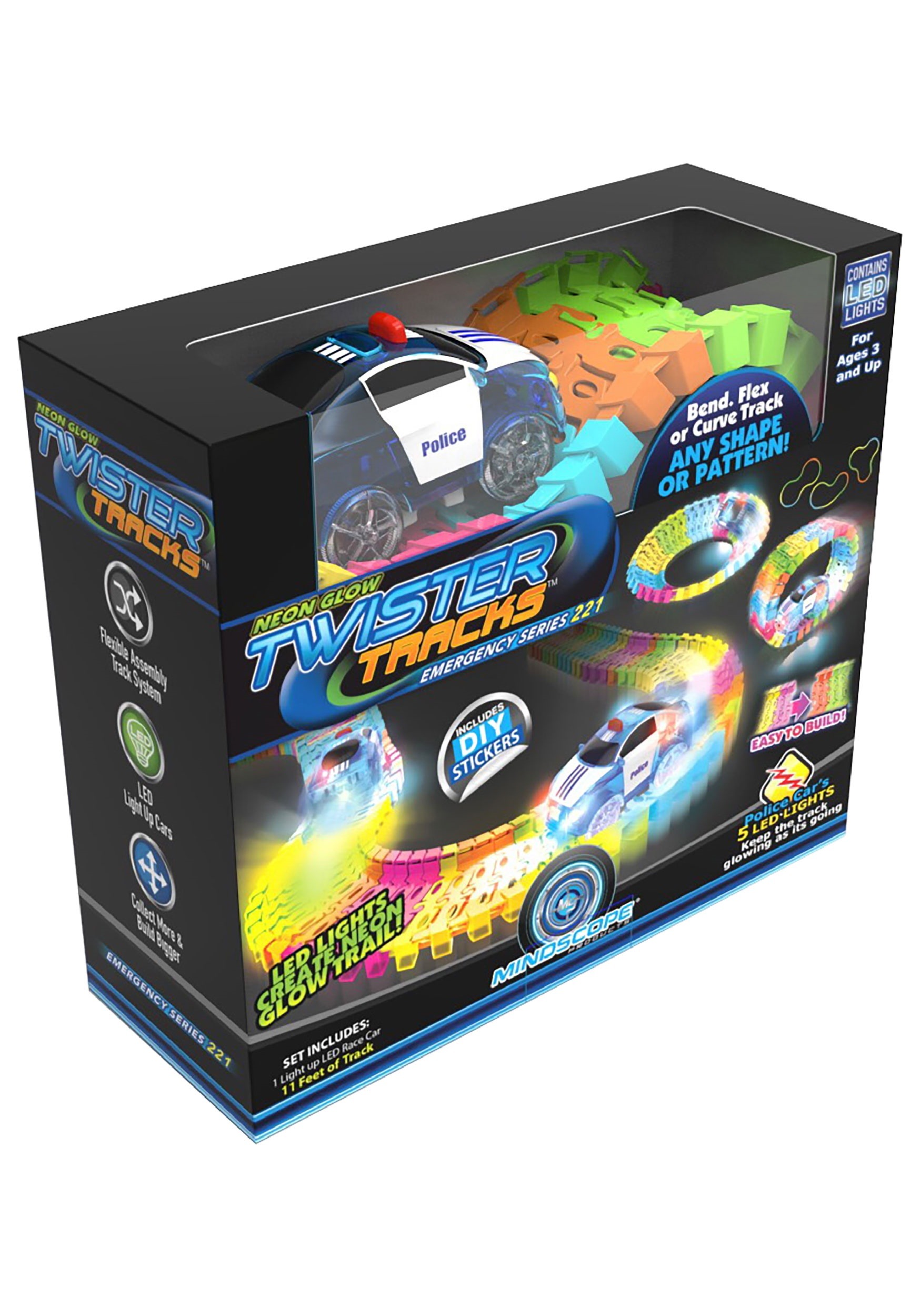 neon glow twister tracks mega set