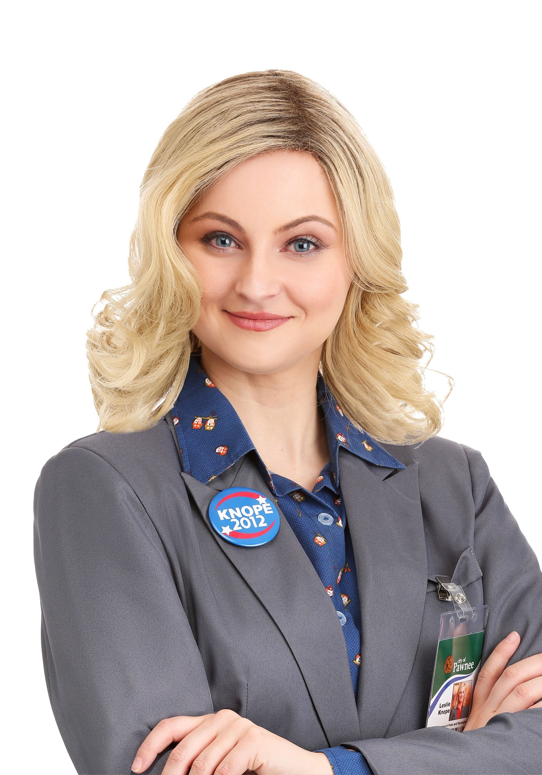 Parks and Recreation Leslie Knope Wig for Women