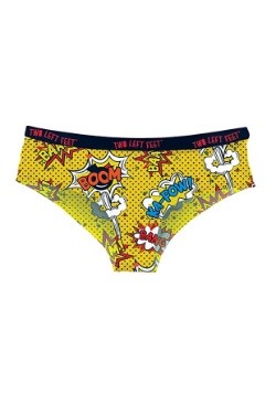 Two Left Feet Comic Print Women's Hipster Underwear