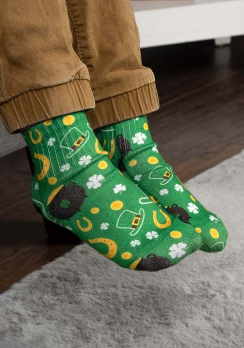 Saint Patrick's Day All Over Print Kids Ankle Socks-0