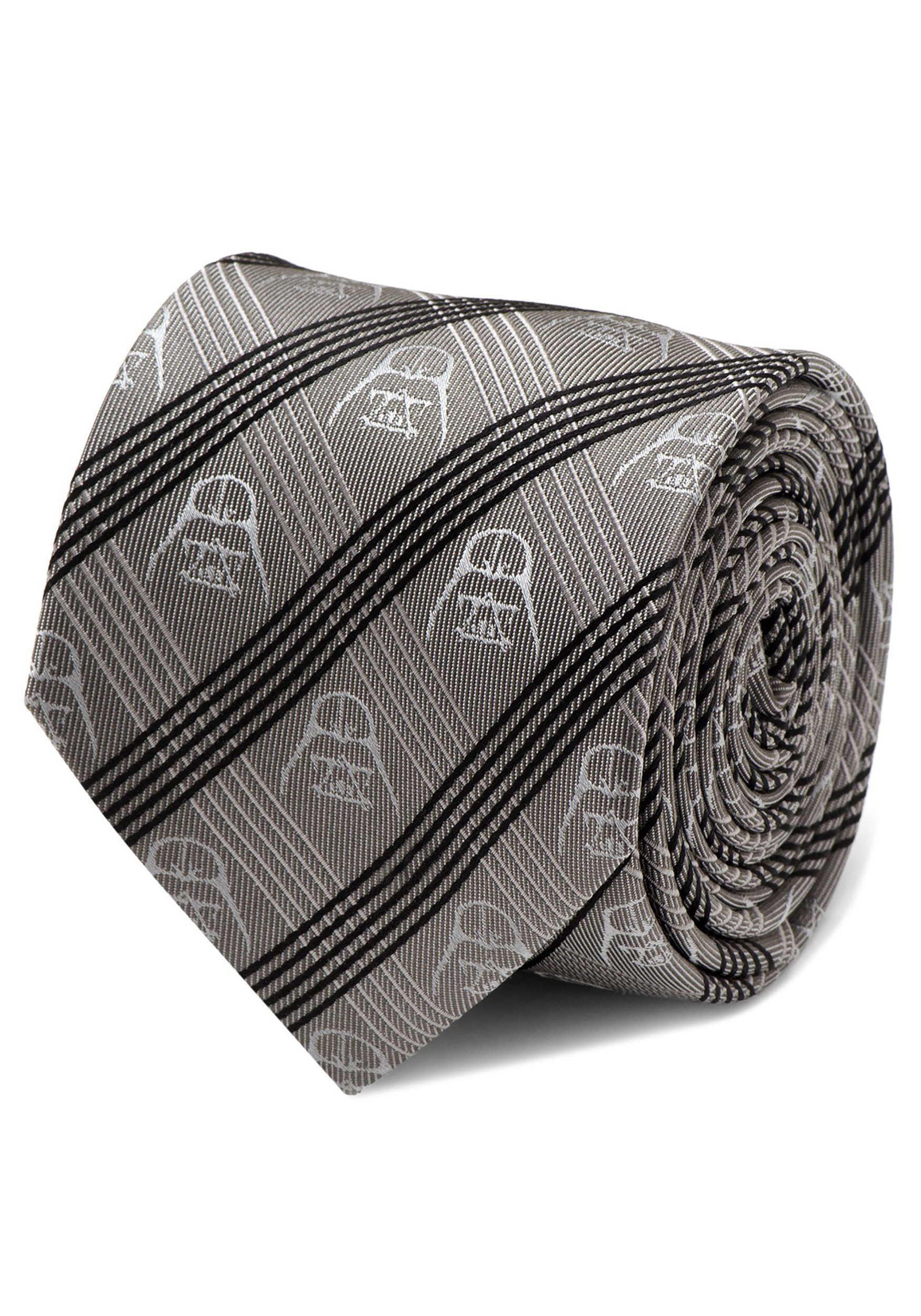 Star Wars Darth Vader Gray Plaid Tie