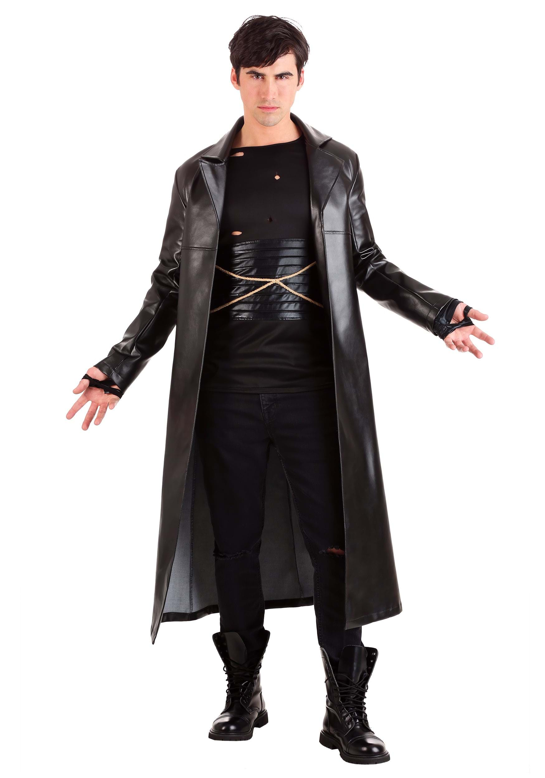 The Crow Costume For Men , Adult Movie Costumes