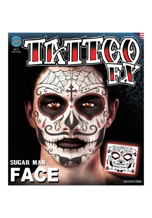 Day of the Dead Temporary Tattoo