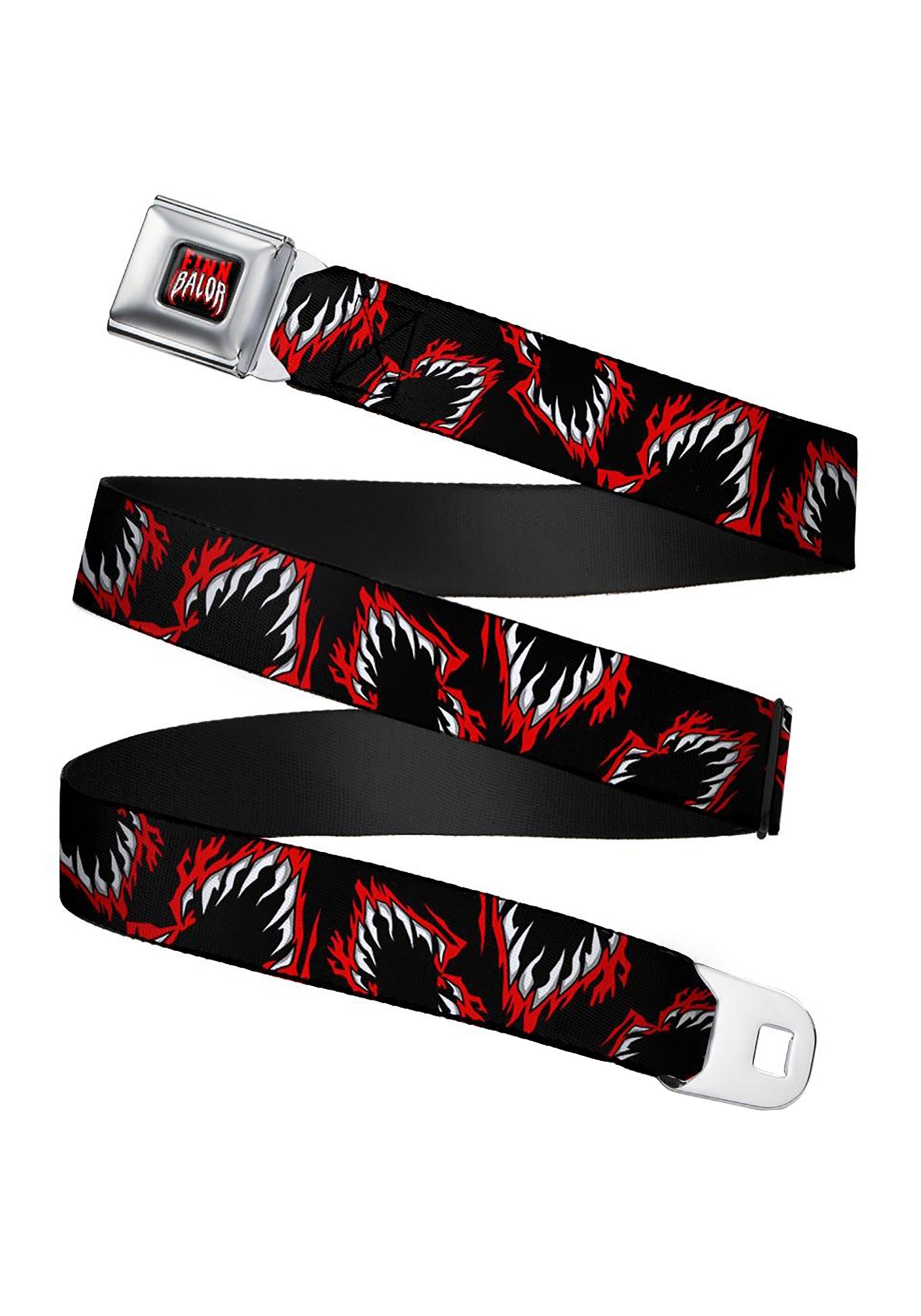 WWE Finn Balor Logo Adult Seatbelt Buckle Belt