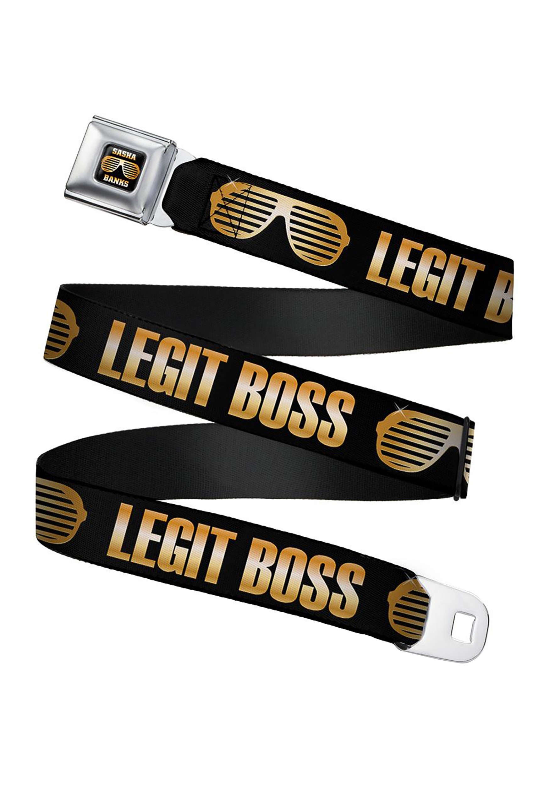 WWE Sasha Banks Legit Boss Seatbelt Buckle Belt