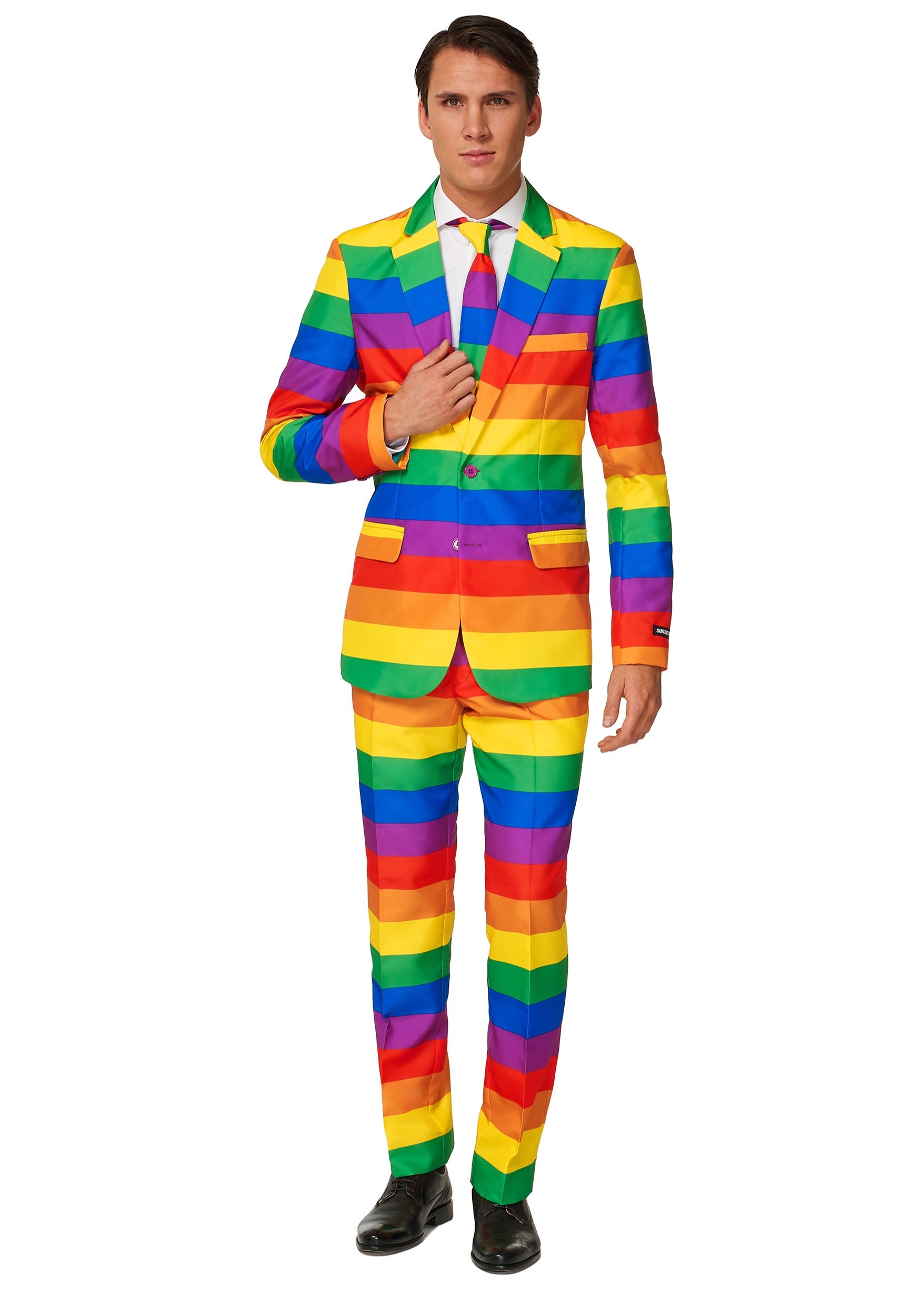 Suitmeister Men's Rainbow Suit Costume