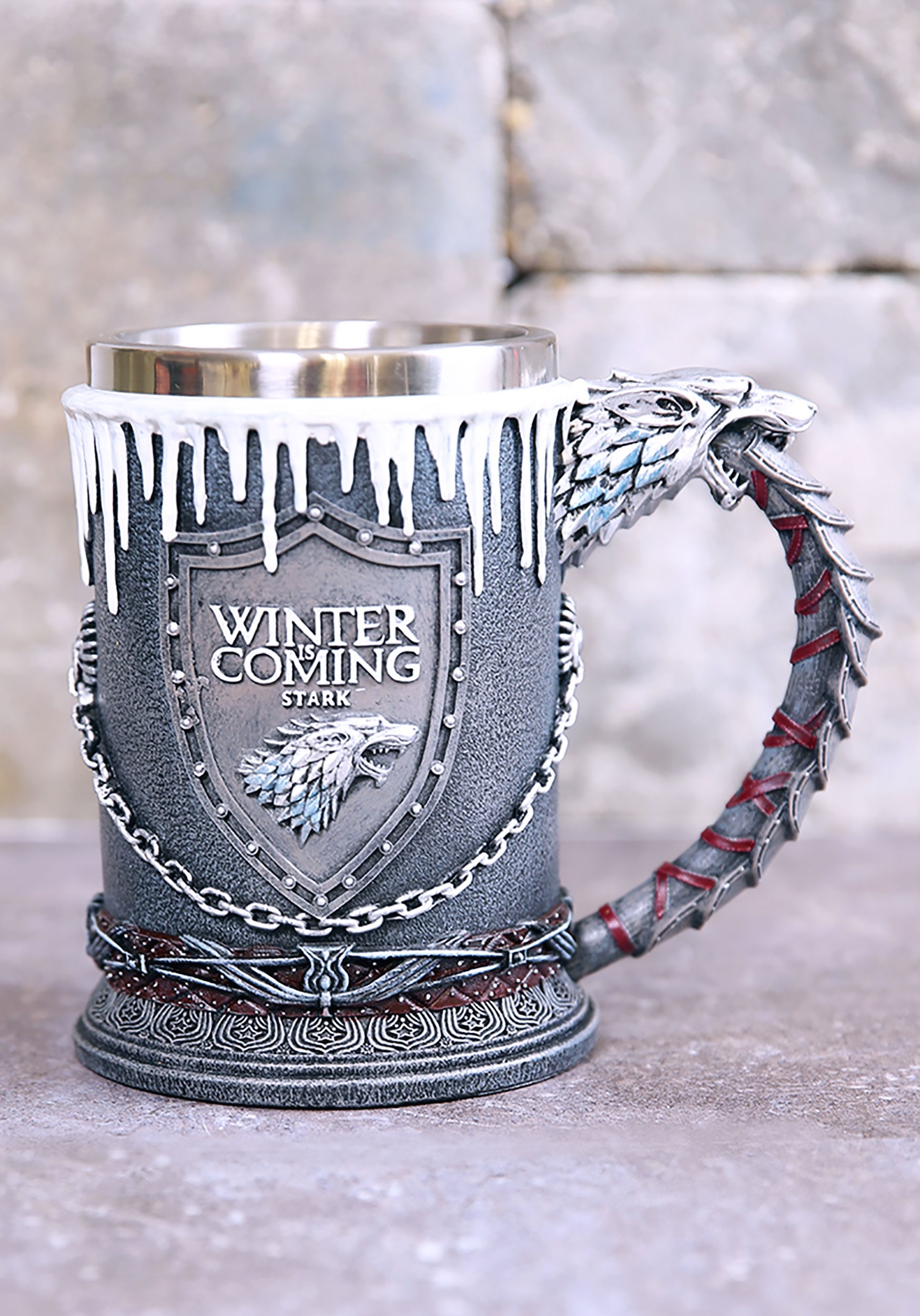 Winter is Coming House Stark GOT Tankard