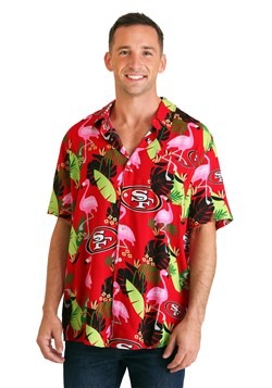 Mens San Francisco 49ers Mens Floral Shirt