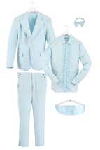 Powder Blue Tuxedo Adult Costume Alt 10