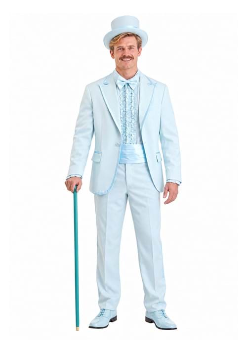Powder Blue Tuxedo Adult Costume Main 1