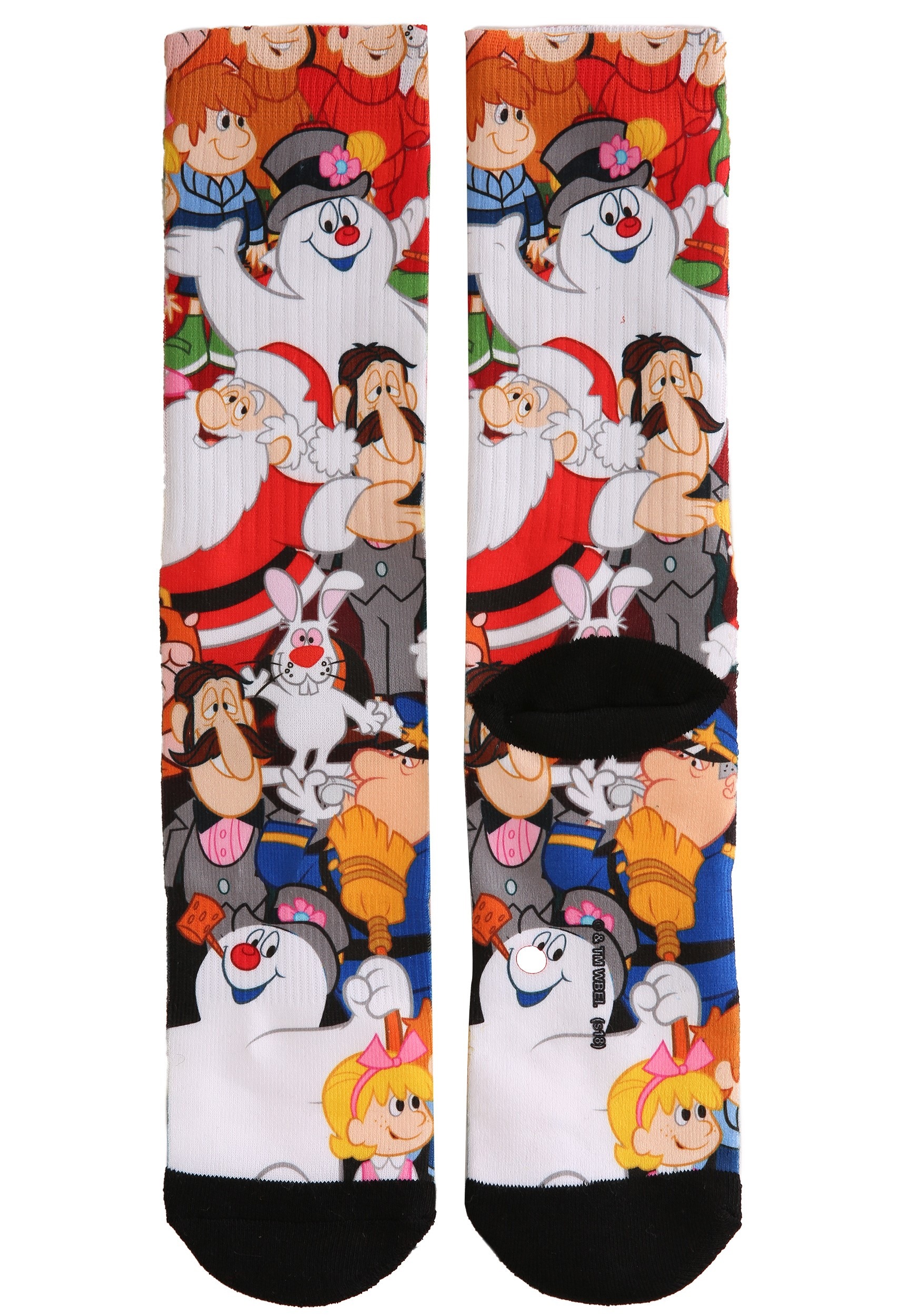 Frosty the Snowman Full Color Adult Socks