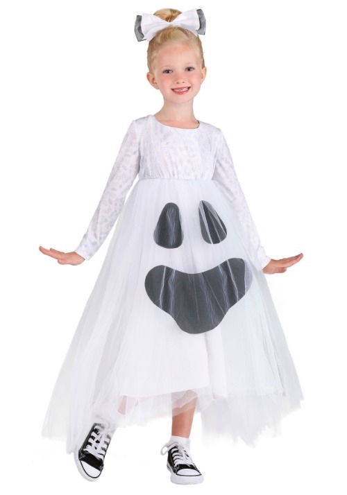 Girls Ghost Tutu Costume