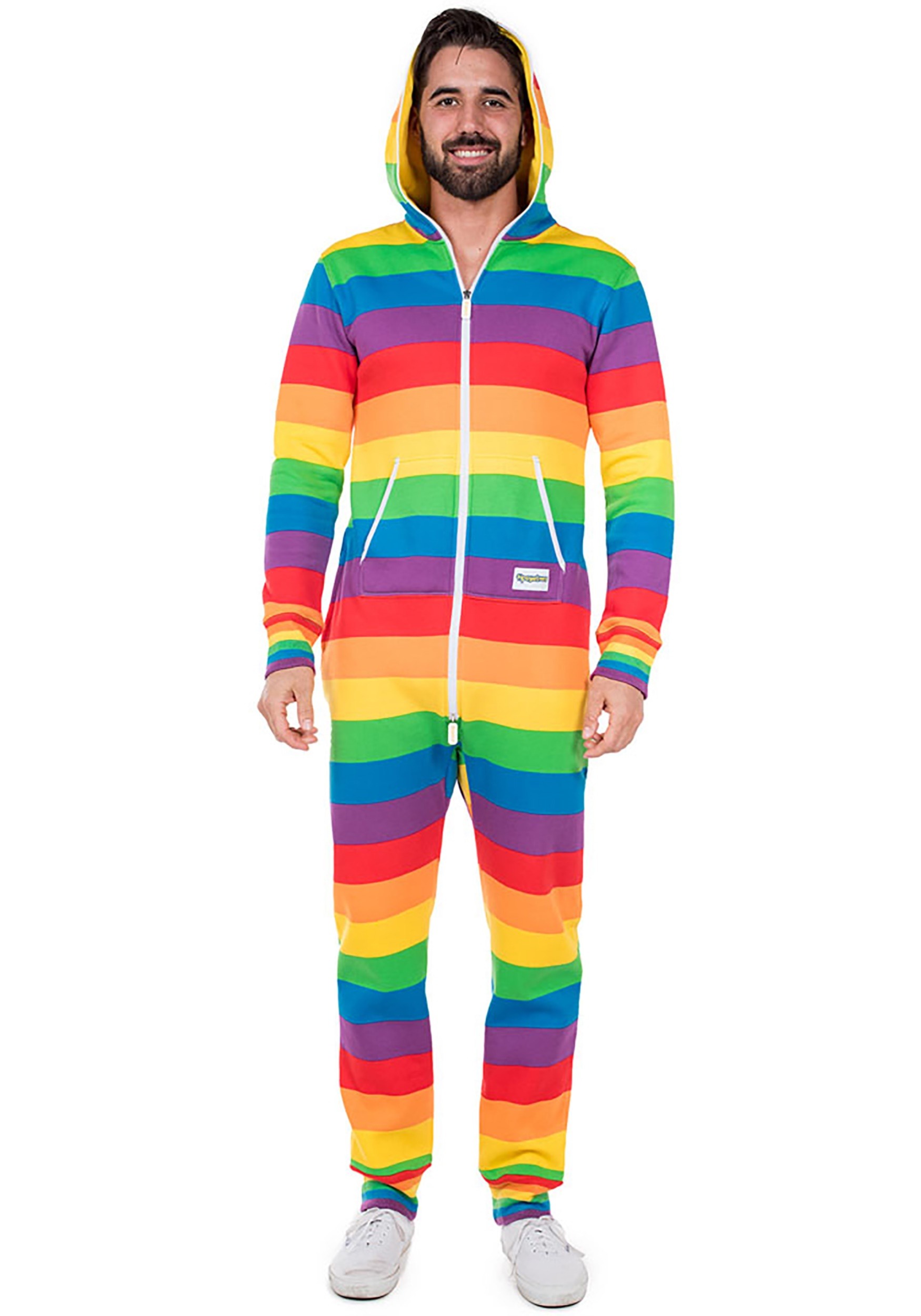 Tipsy Elves Rainbow Jumpsuit For Men