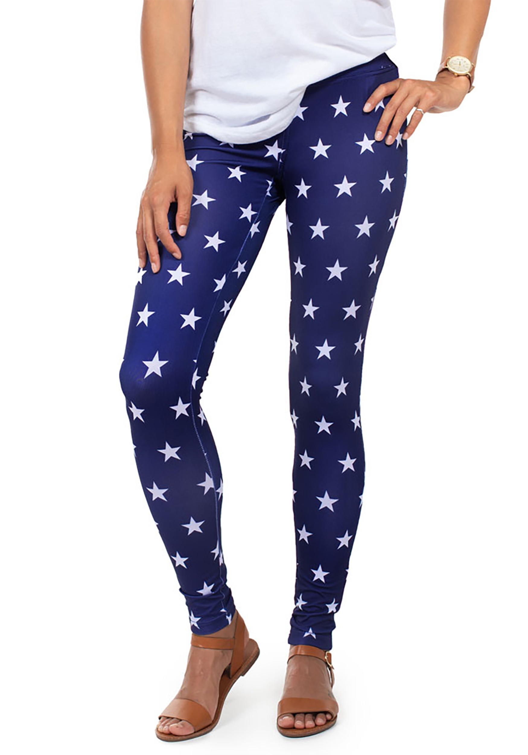 Women's Liberty Star Tipsy Elves Leggings