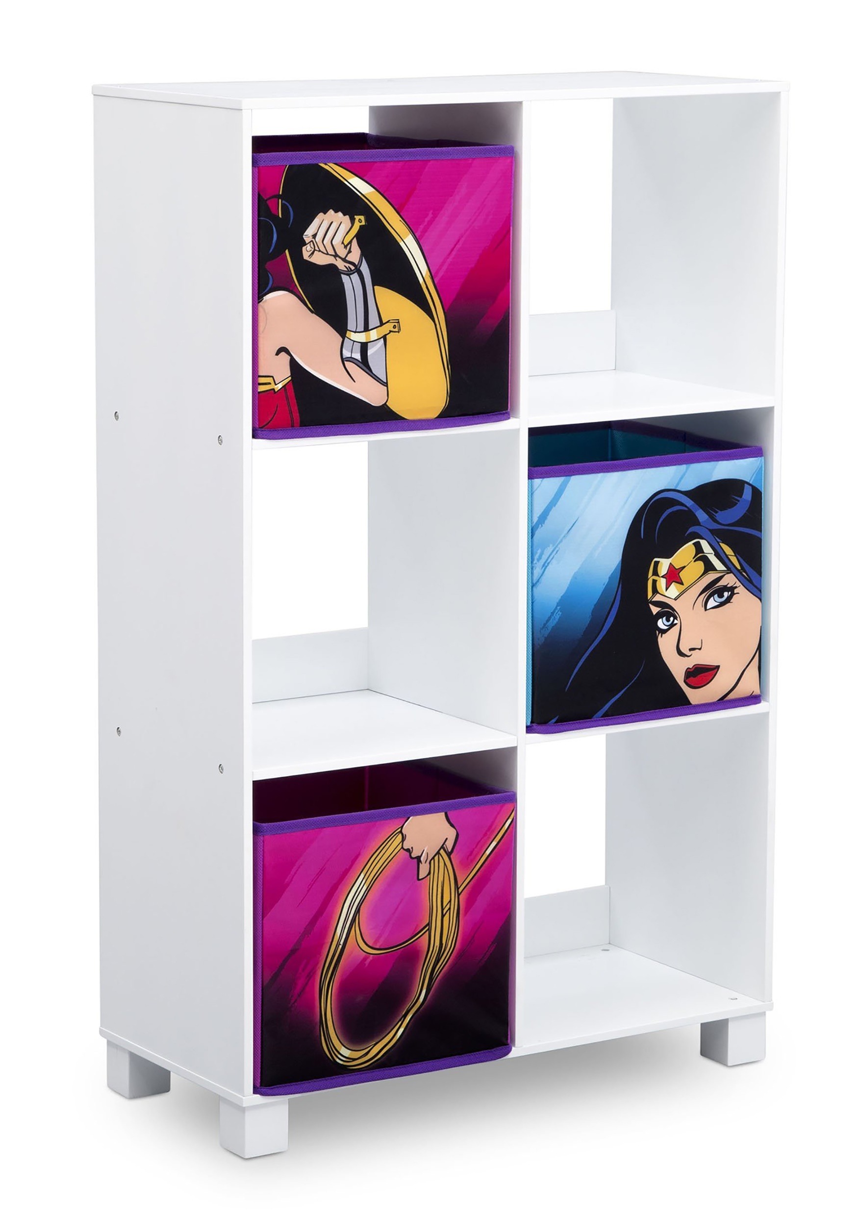 Wonder Woman 6 Cubby Storage Unit