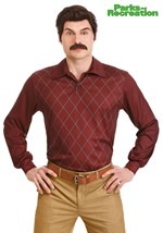 Ron Swanson Plus Size Parks and Recreation Costume alt 1