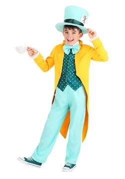 Childs Bright Mad Hatter Costume