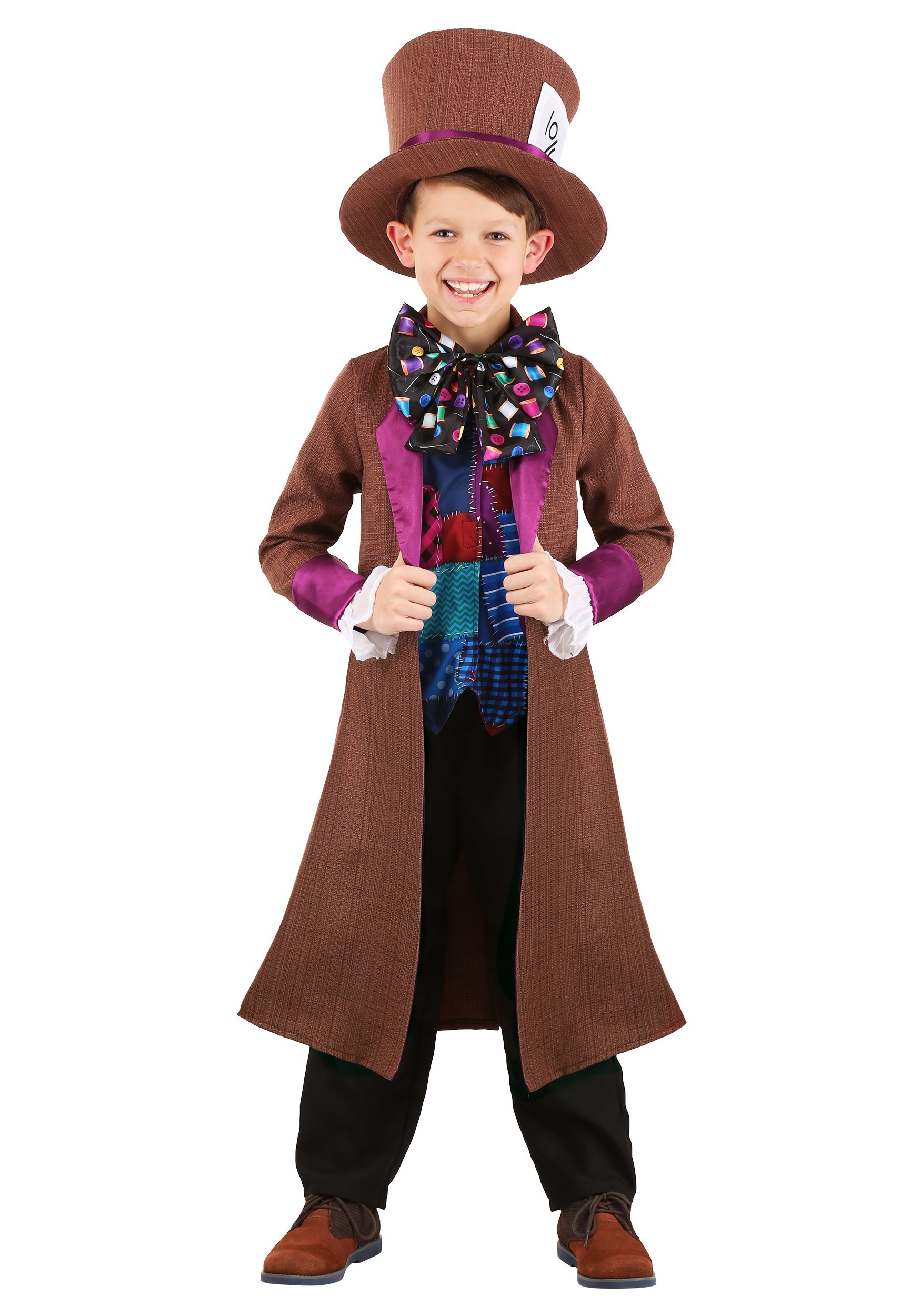 Wacky Mad Hatter Costume For Kids , Storybook Costumes