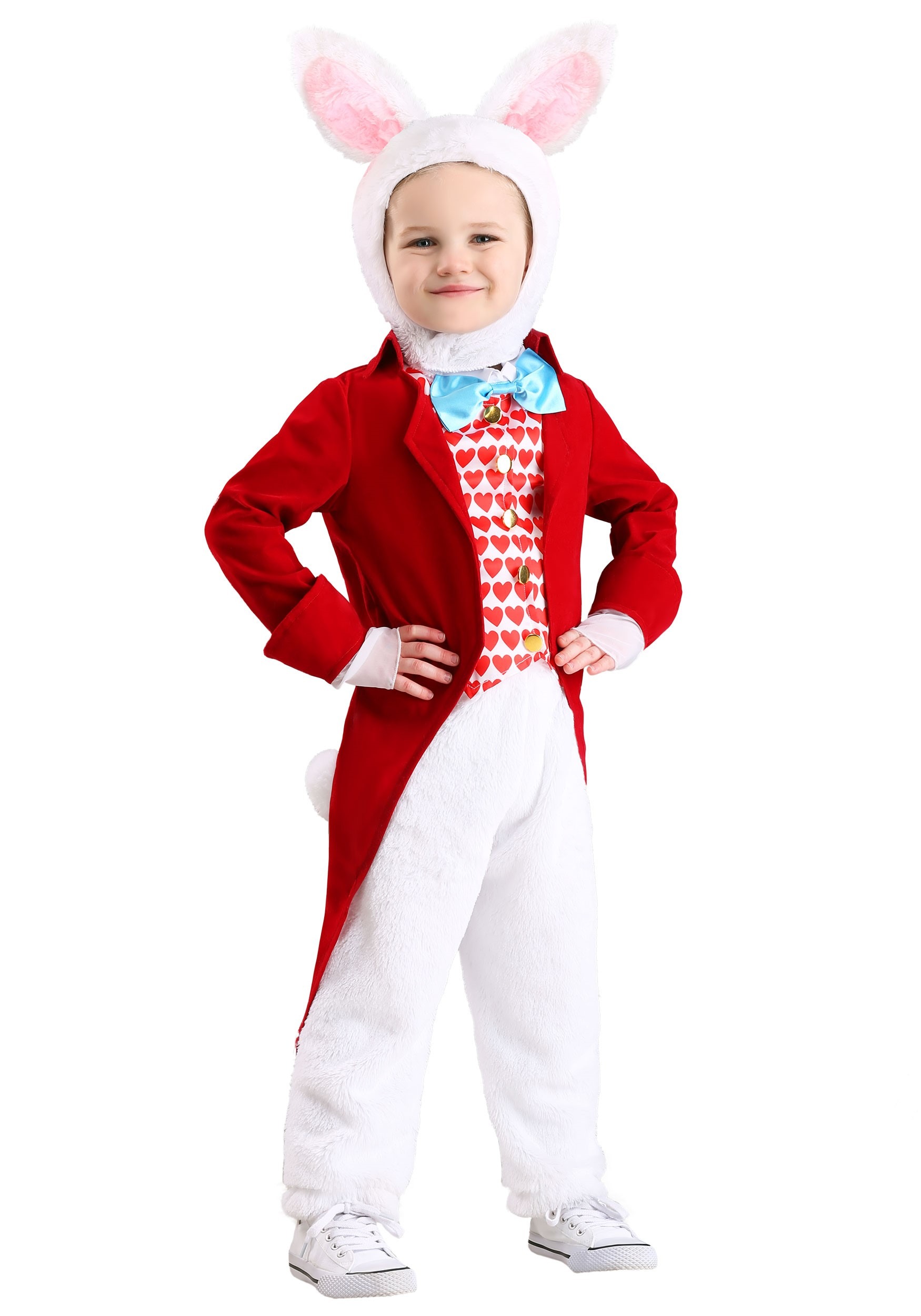 Dignified White Rabbit Toddler Costume , White Rabbit Costumes