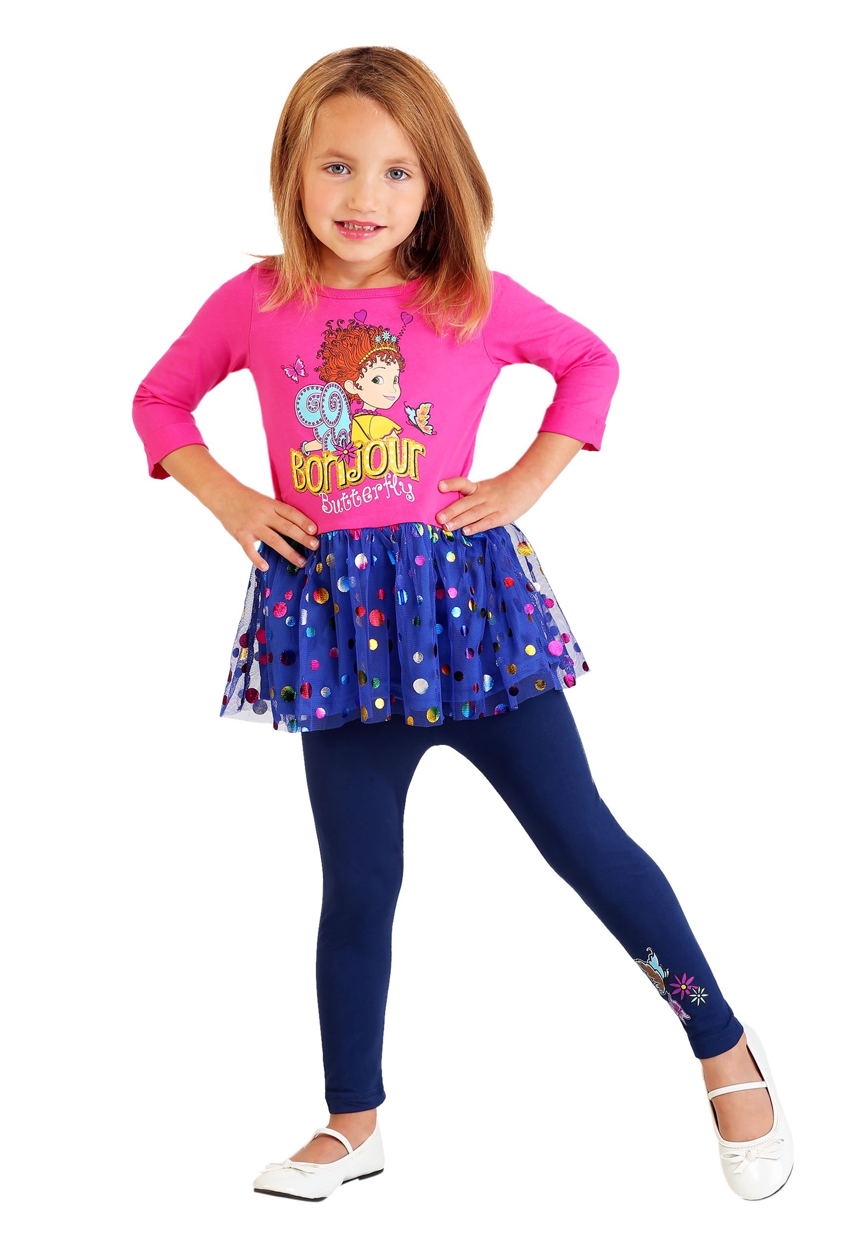 Fancy Nancy Girl's Tunic & Legging Set