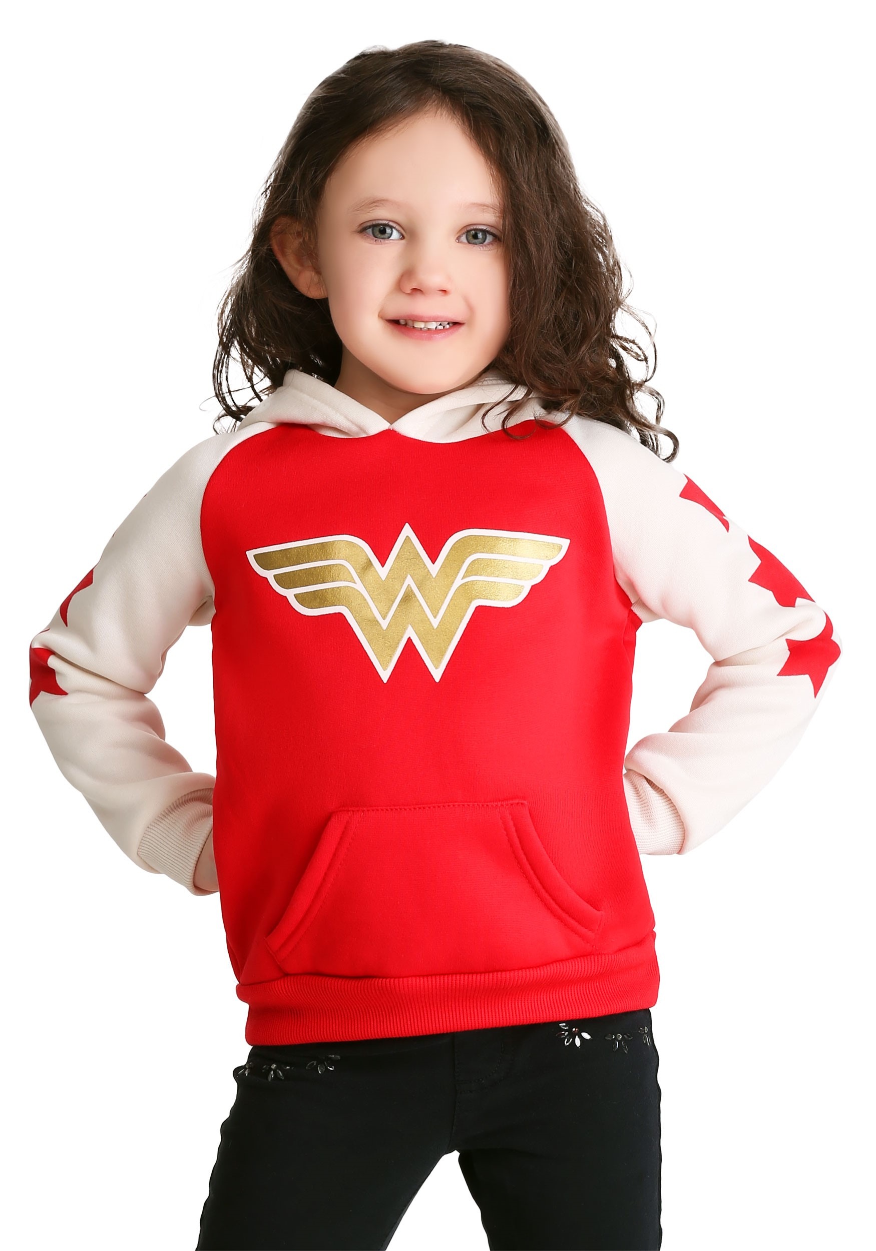 Toddler Girl's Wonder Woman Hoodie