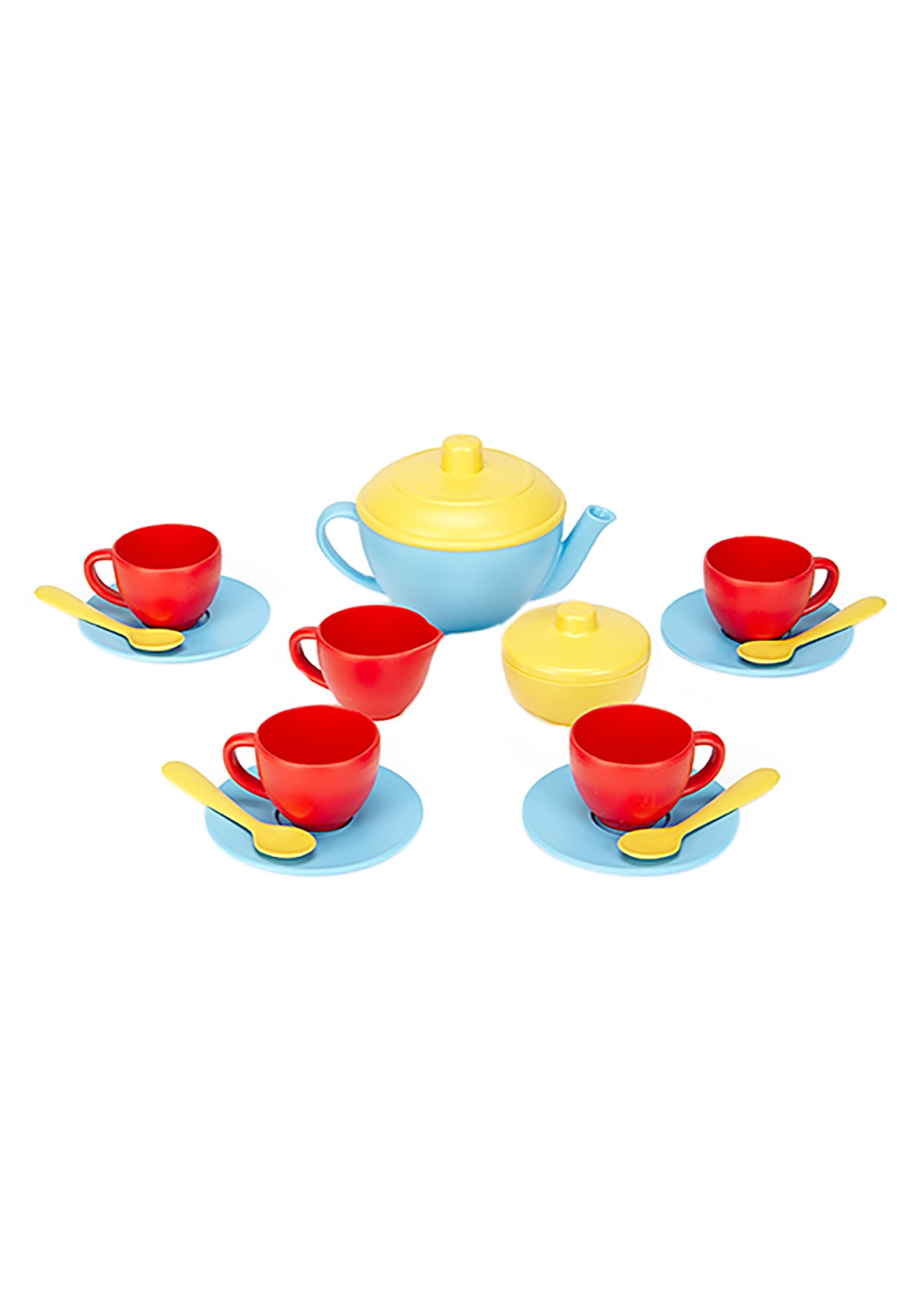 Tea Set Blue Green Toys