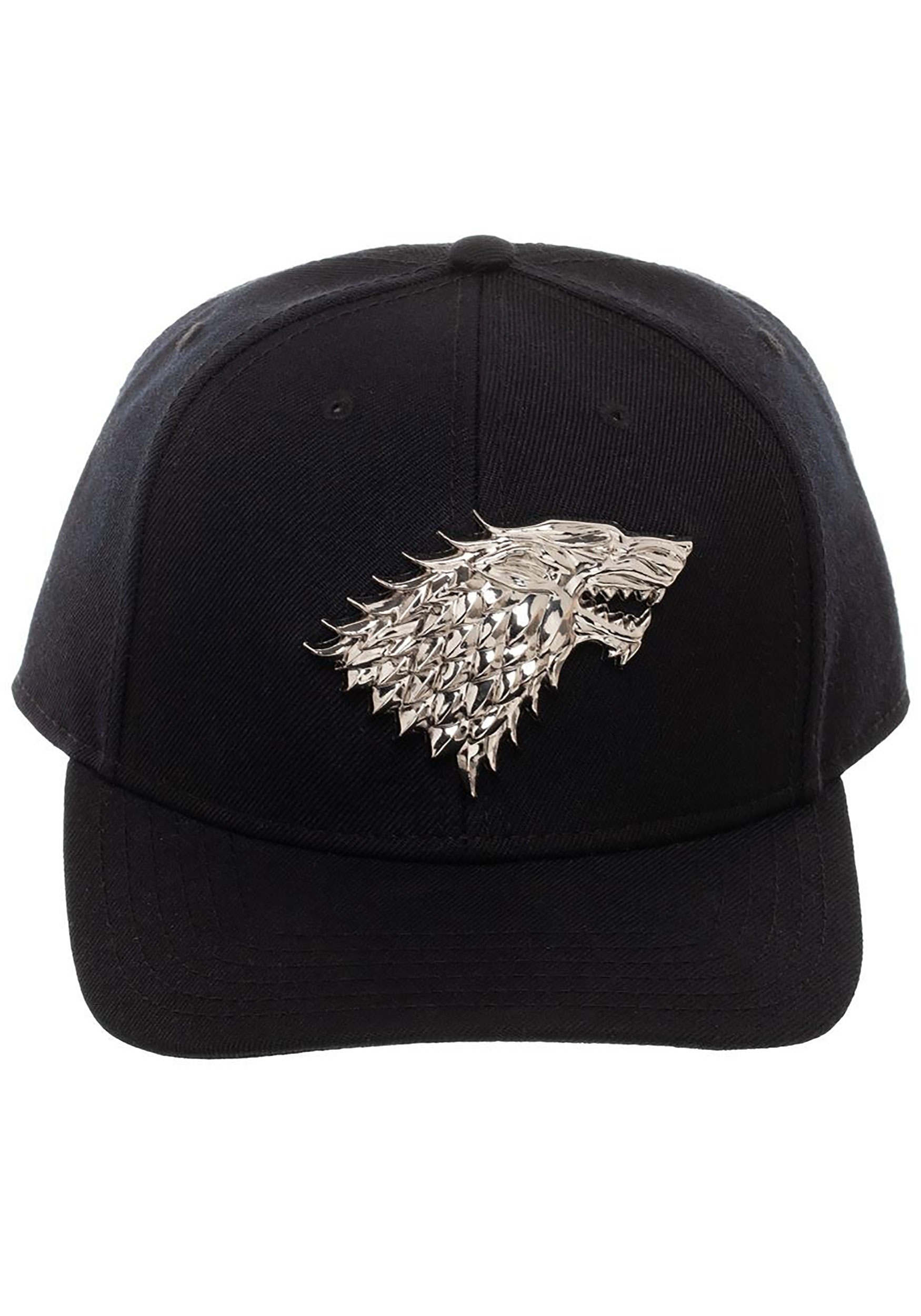 House Stark Game of Thrones Snapback with 3D Metal Sigil