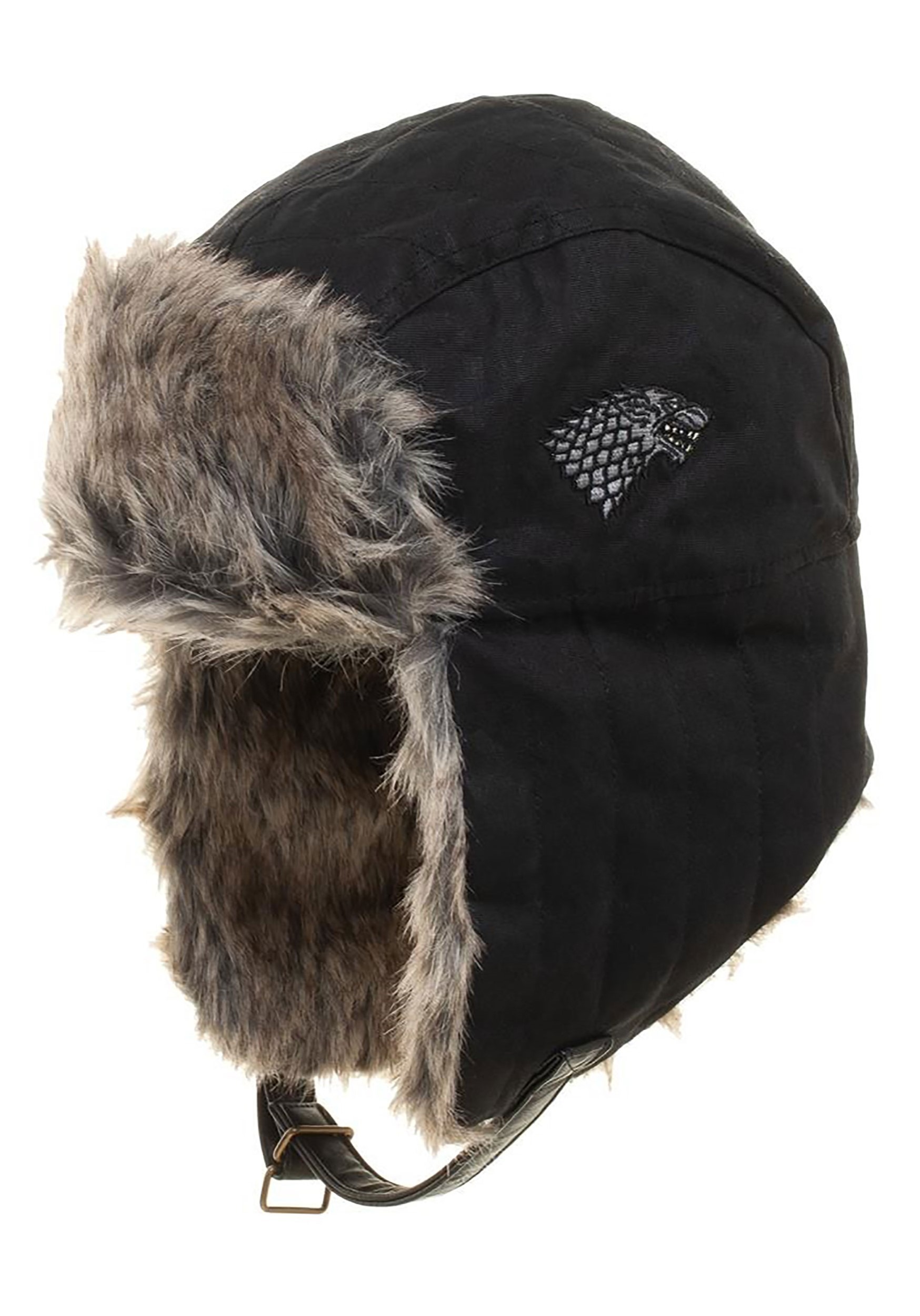 House Stark Faux Fur Trapper Winter Cap from Game of Thrones