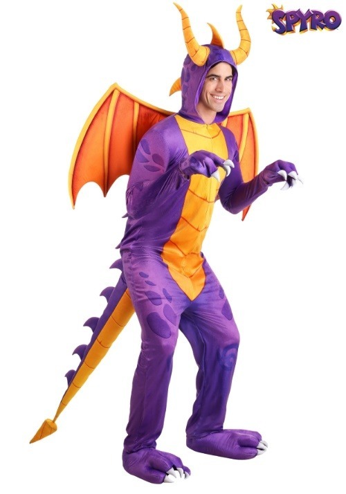 Spyro the Dragon Costume for Adult Jumpsuit