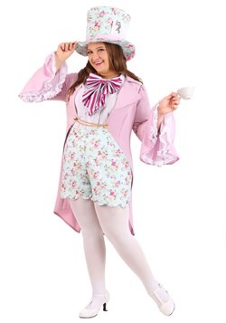 Women's Pretty Mad Hatter Plus Size Costume