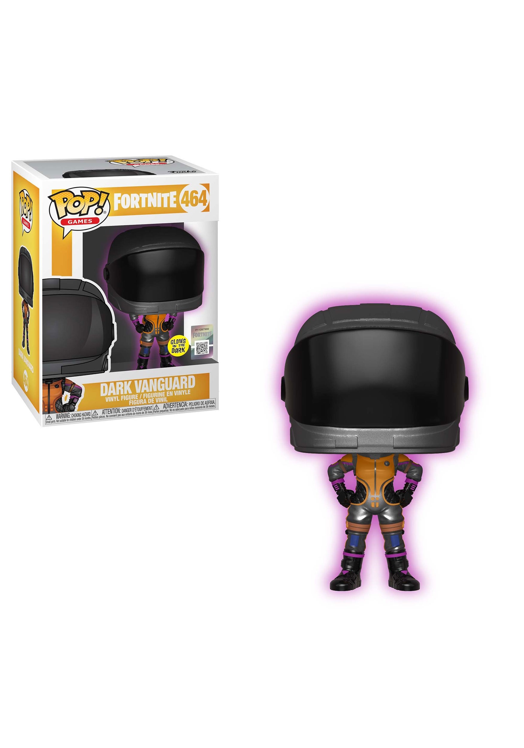 Funko Pop! Games: Fortnite- Dark Vanguard Glow in the Dark Figure