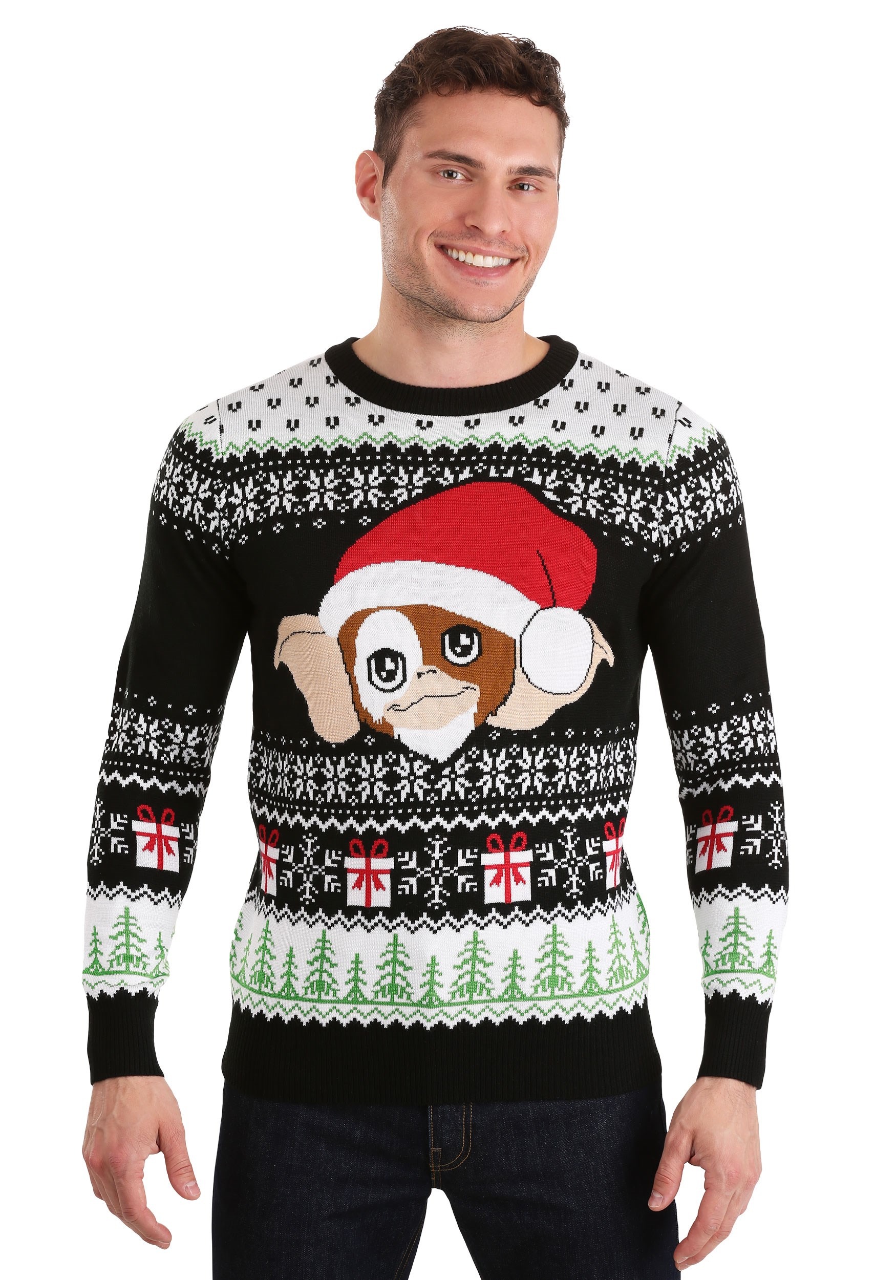 Gremlins Gizmo Claus Adult Ugly Christmas Sweater , Christmas Sweaters