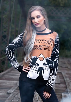 Celestial Spirit Board Ugly Halloween Sweater 1