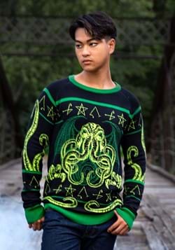 Rage of Cthulhu Adult Ugly Halloween Sweater 1