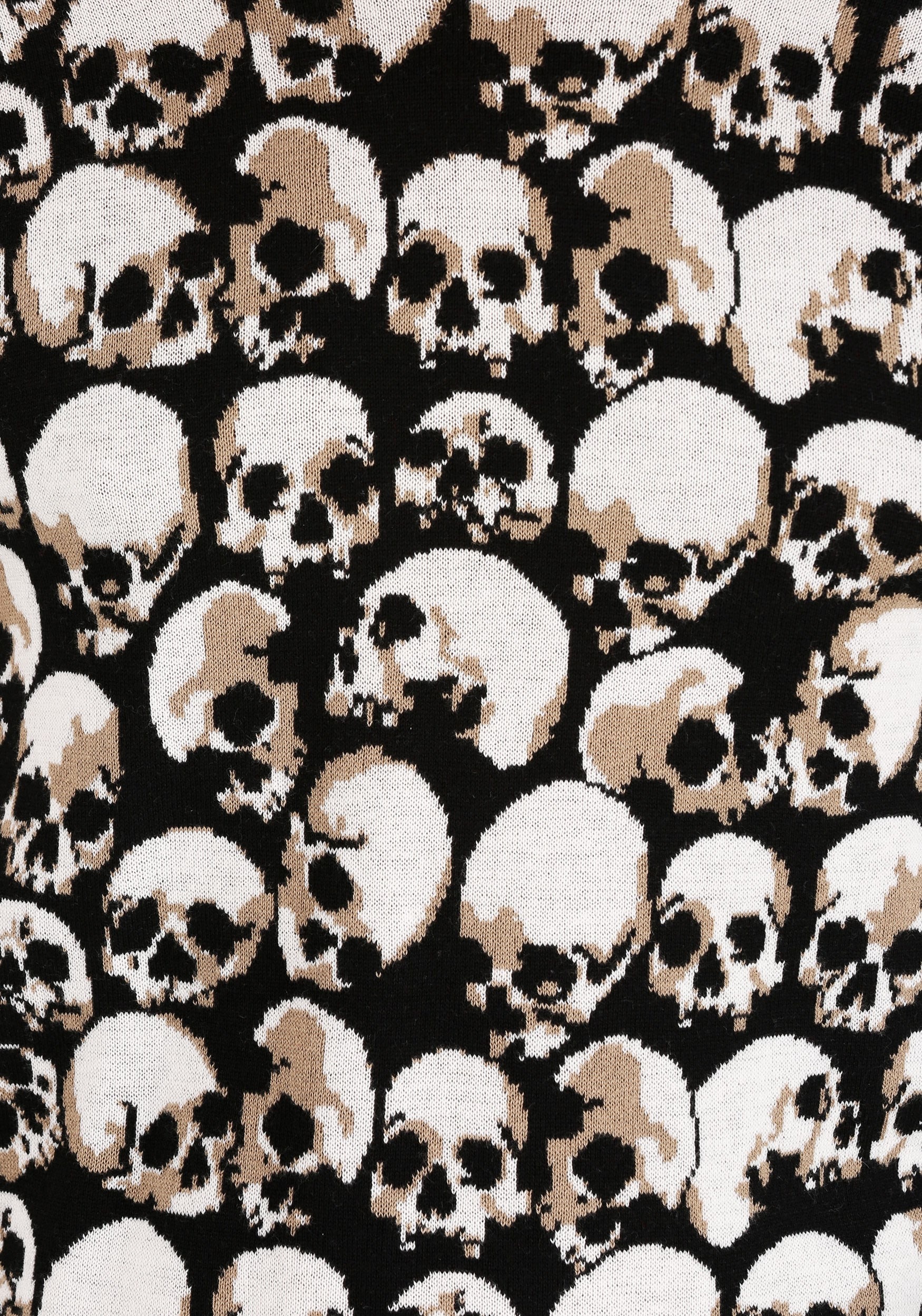 Skulls Galore Ugly Halloween Sweater for Adults