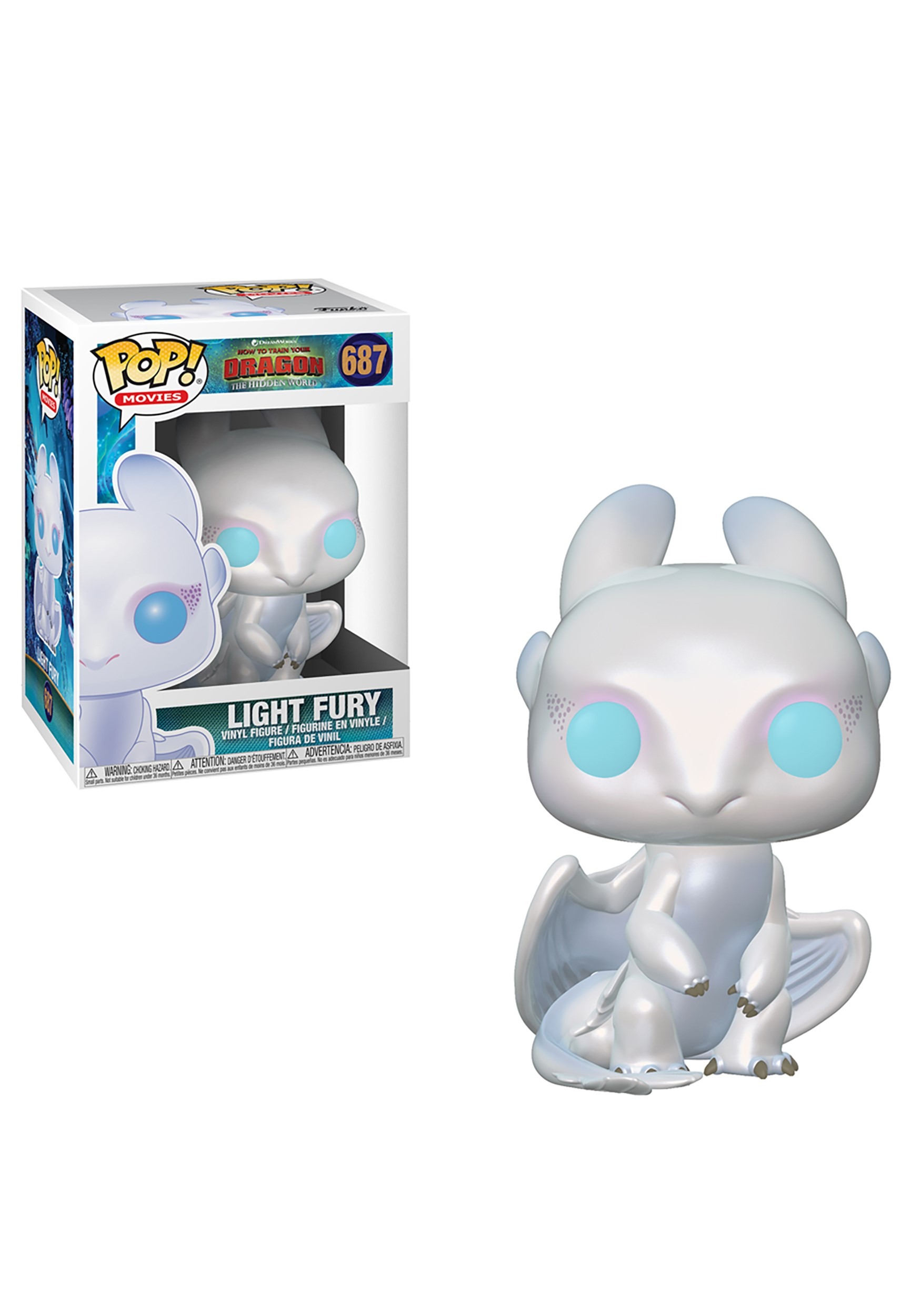 Funko Pop! Movies: How to Train Your Dragon 3- Light Fury