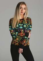 Sugar Skull Ugly Halloween Sweater Alt 8