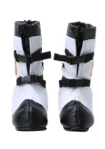 Kids White Astronaut Boot Tops 3