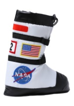 Kids White Astronaut Boot Tops 5