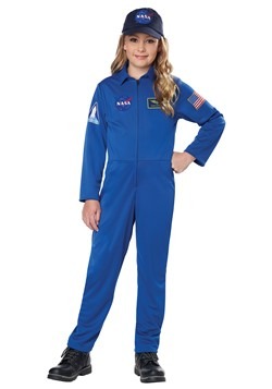 NASA Child Blue Jumpsuit Costume