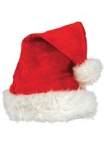 Velvet Santa Hat Deluxe