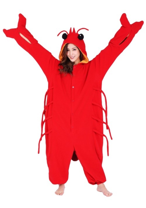 Adult's Lobster Kigurumi Costume