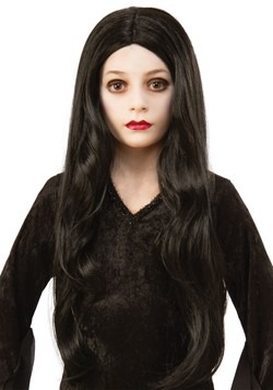 The Addams Family Morticia Kids Wig Accessory
