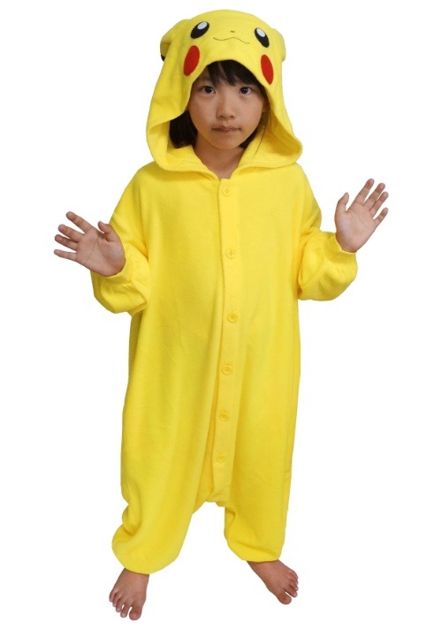 Pokemon Kids Pikachu Kigurumi Costume