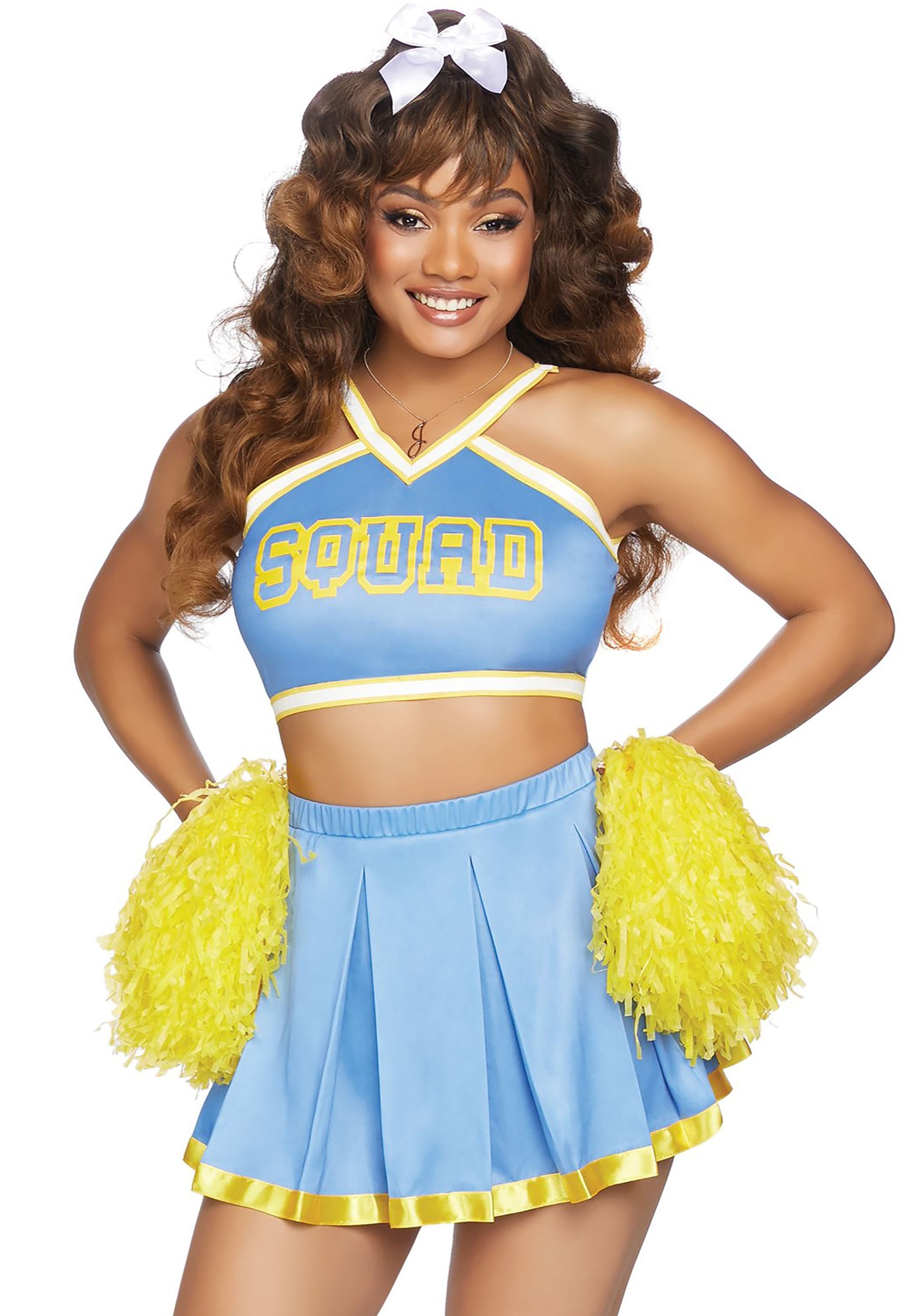 Cheer Squad Cutie Costume For Women , Cheerleader Costumes